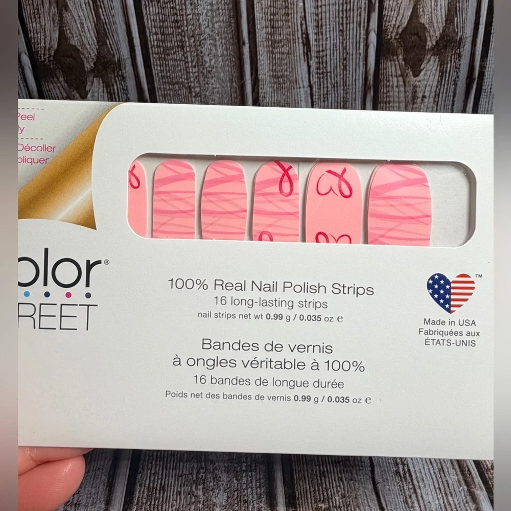Choose Hope -‎ Color Street Nail Polish Strips NWT Retired Awareness Set